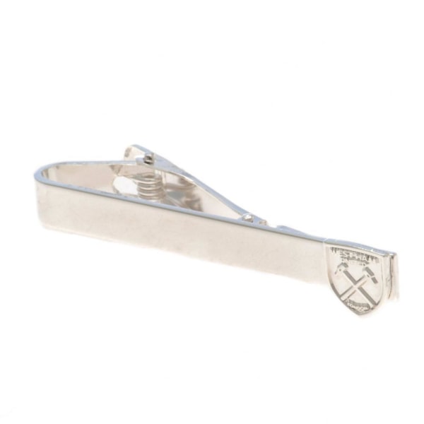 West Ham United FC Silver Plated Tie Slide One Size Silver Silver One Size