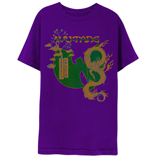 Wu-Tang Clan Unisex Dragon Bonsai T-shirt XL Lila Purple XL