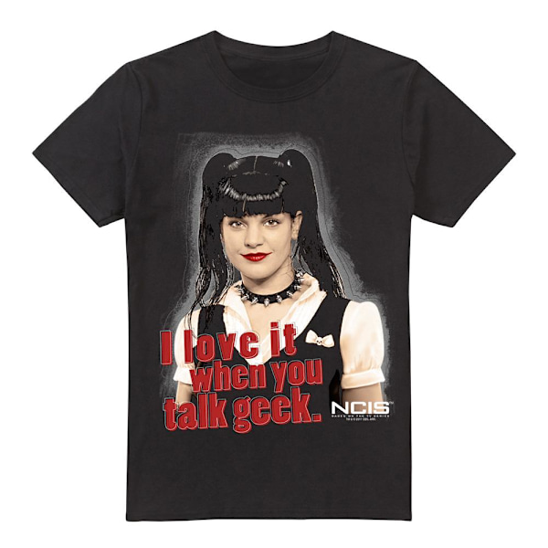 NCIS Herr Geek Talk T-Shirt M Svart Black M