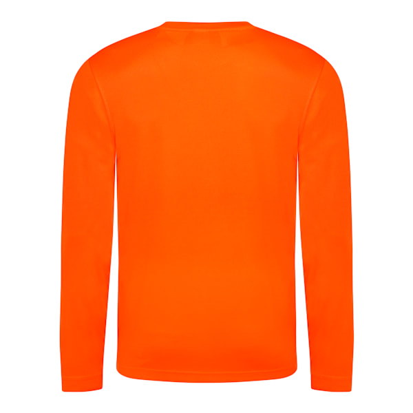 AWDis Just Cool Herrar Långärmad Cool Sports Performance Plain Electric Orange M