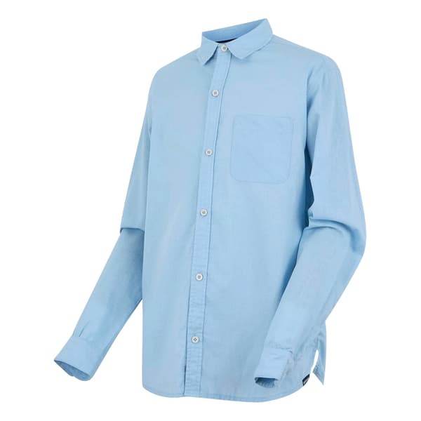 Regatta Herr Loran Långärmad Skjorta L Chambray Blå Chambray Blue L