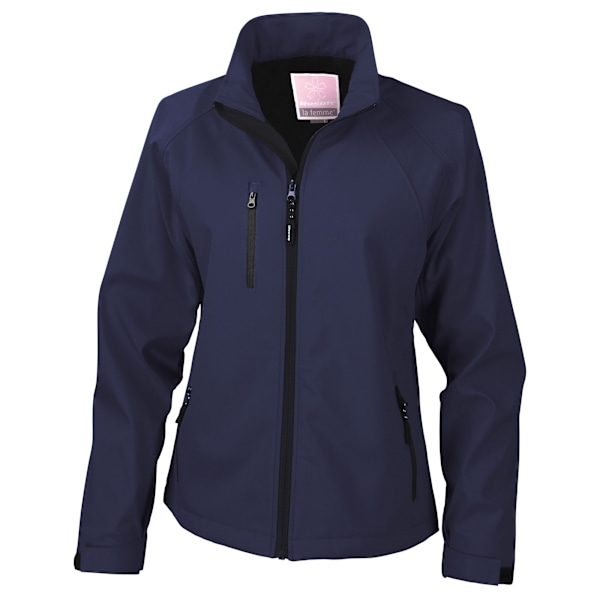 Result Dam/Dam Soft Shell Jacka 16 UK Marinblå Navy 16 UK