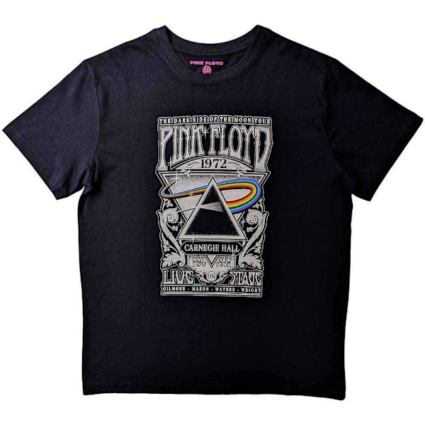 Pink Floyd Childrens/Kids Carnegie Hall Poster T-Shirt 7-8 År Black 7-8 Years