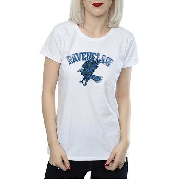 Harry Potter Dam/Kvinnor Ravenclaw Bomull T-shirt M Vit White M