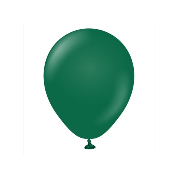 Kalisan Latex Standardballonger (Förpackning med 100) One Size Dark Gre Dark Green One Size