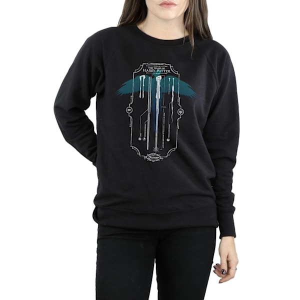 Harry Potter Dam/Kvinnor Garrick Ollivander The Wand Sweatshirt Black S