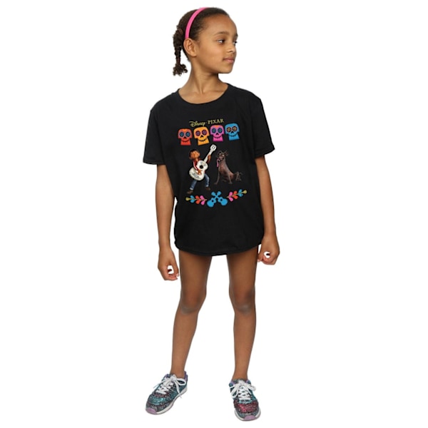 Coco Girls Miguel Logo Bomull T-shirt 12-13 år Svart Black 12-13 Years