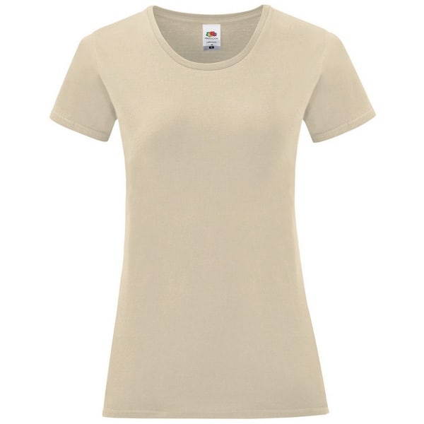 Fruit of the Loom Dam/Damer Iconic T-Shirt XL Naturlig Natural XL