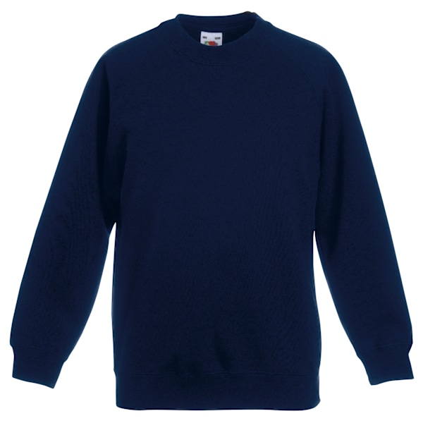 Fruit Of The Loom Barnkläder Unisex Raglanärm Sweatshirt 3-4 Deep Navy 3-4