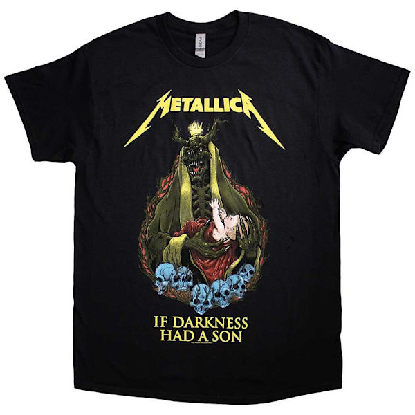 Metallica Unisex Adult If Darkness Had A Son T-Shirt M Svart Black M