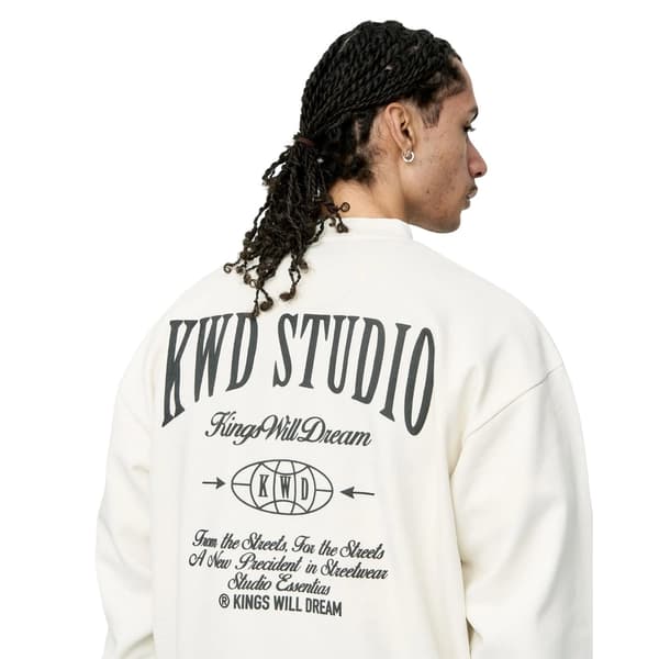 Kings Will Dream Herr Studio Studios Crew Neck Sweatshirt L Vit White L