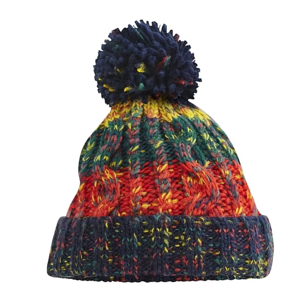 Beechfield Dam/Dam Corkscrew Pom Pom Mössa One Size Crac Crackling Campfire One Size