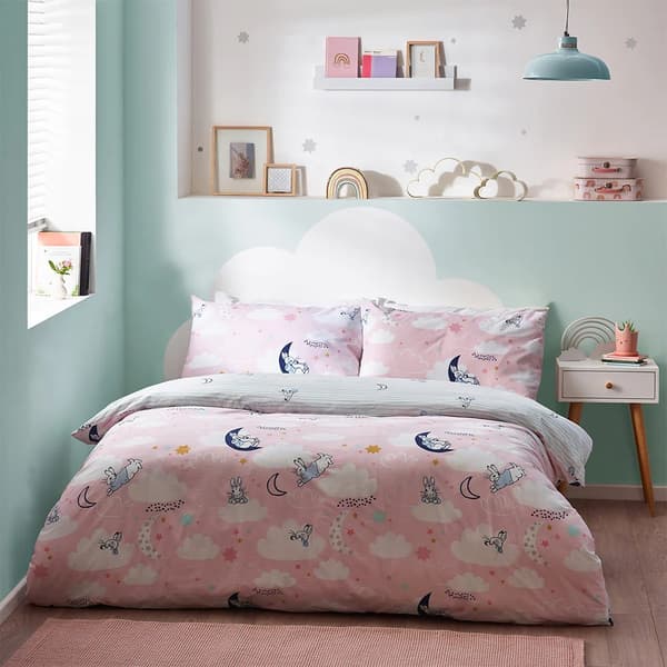 Peter Rabbit Sleepy Head Påslakanset Junior Rosa Pink Junior