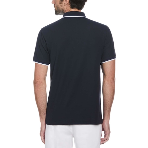 Original Penguin Piqué Pikétröja för män XL Navy Navy XL