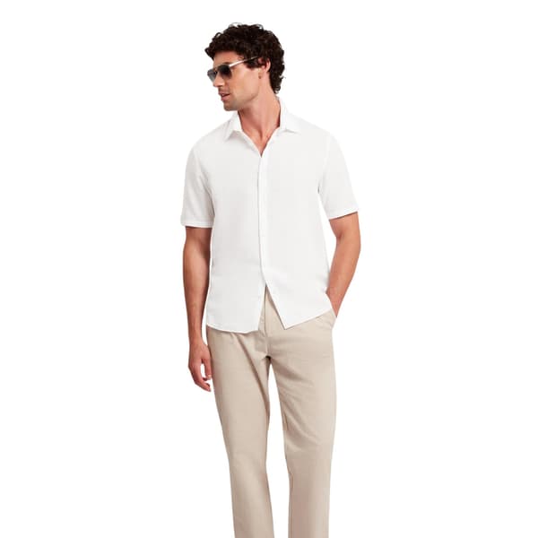 Ted Baker Herrskjorta Baker Regular Kortärmad M Vit White M