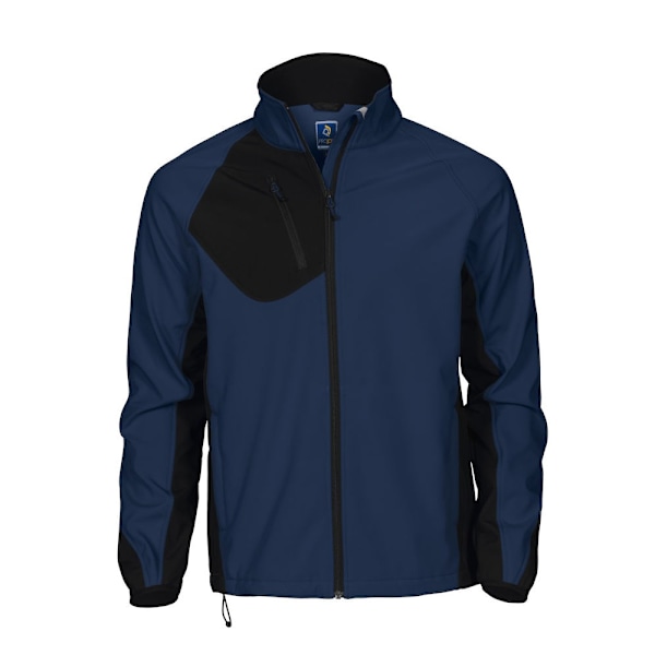 Projob Soft Shell Jacka Herr 4XL Marinblå Navy 4XL