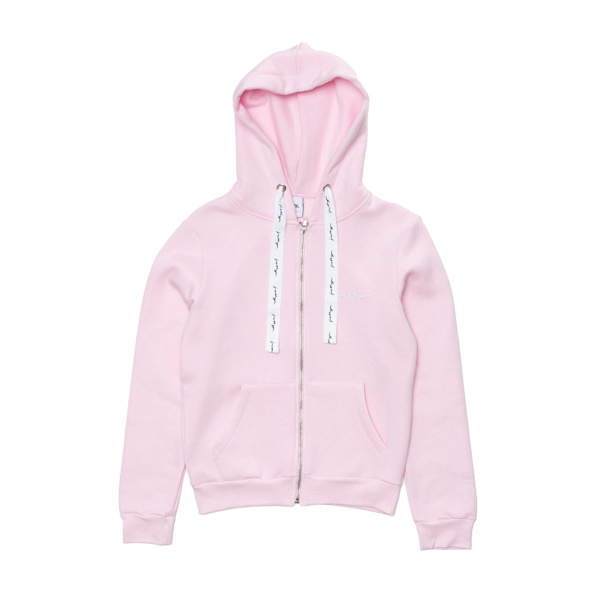Hype Womens/Ladies Scribble Full Zip Hoodie 10 UK Rosa Pink 10 UK