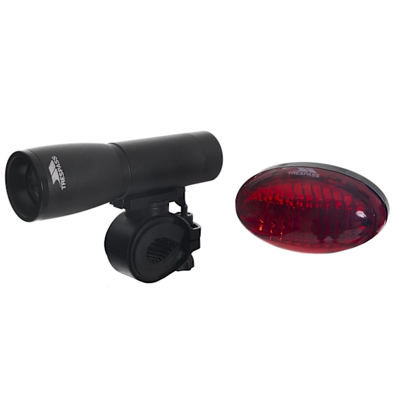 Trespass Photon cykelbelysningsset One size Svart Black One size