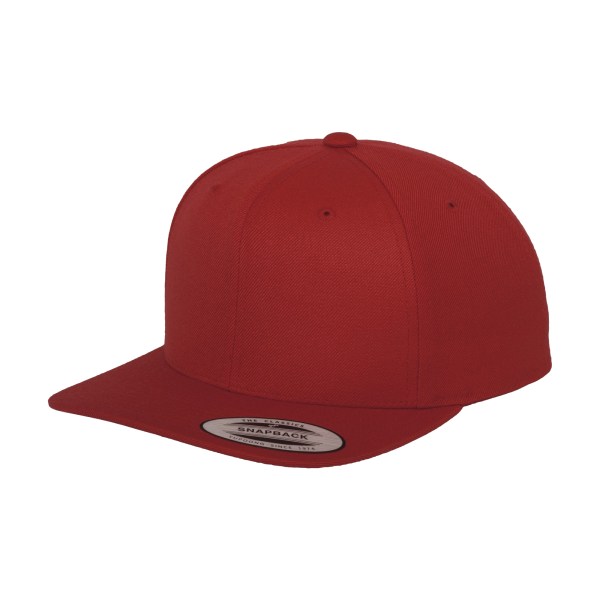 Yupoong Mens The Classic Premium Snapback Cap One Size Röd Red One Size