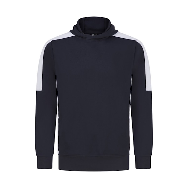 Finden & Hales Unisex Adult Contrast Panel Hoodie XXL Marinblå/Vit Navy/White XXL