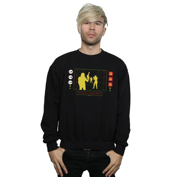 Star Wars Stormtrooper Targeting Computer Sweatshirt för män 4XL B Black 4XL