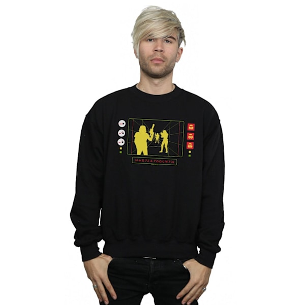 Star Wars Stormtrooper Targeting Computer Sweatshirt för män, M, svart Black M