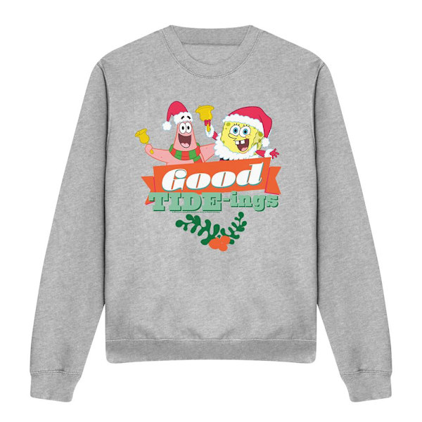 SvampBob Fyrkant Unisex Vuxen Good Tide-ings Patrick Star Sport Heather XL