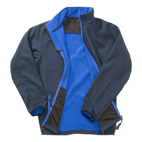 Result Core Mens Printable Soft Shell Jacket 4XL Marinblå/Kunglig Blå Navy/Royal Blue 4XL