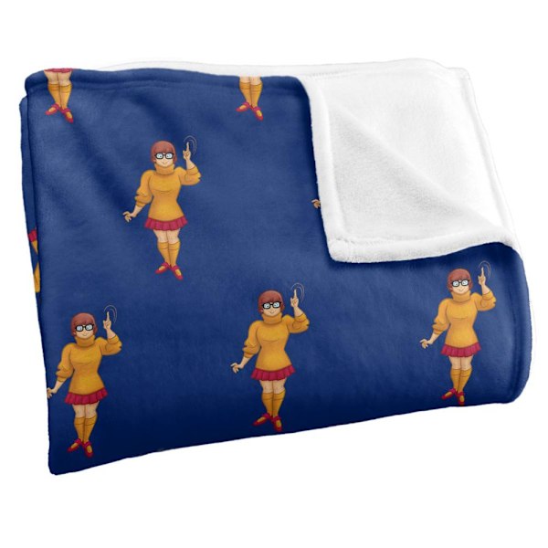Scooby Doo Filt med Velma-tryck, en storlek, flerfärgad Multicoloured One Size