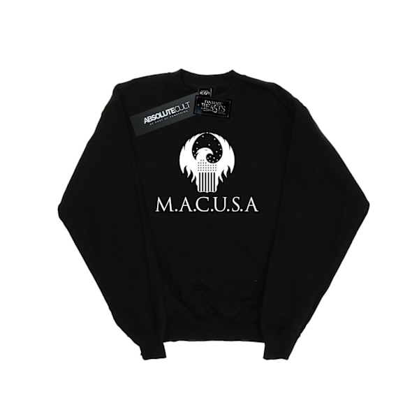 Fantastiska vidunder Mäns MACUSA Logo Sweatshirt XL Svart Black XL