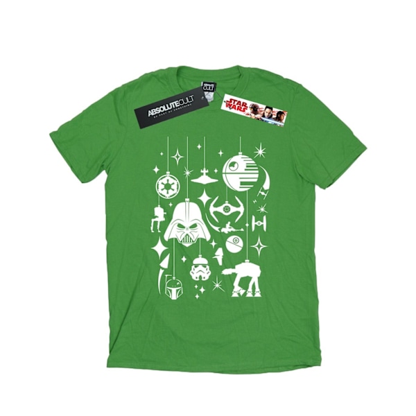 Star Wars Damkläder/Dam Jul Dekorationer Bomull Boyfriend Irish Green XL