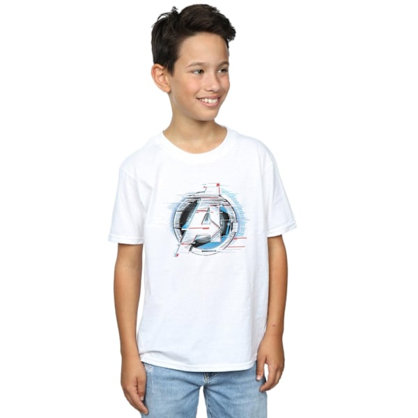 Marvel Boys Avengers Endgame Team Tech Logo T-shirt 12-13 år White 12-13 Years