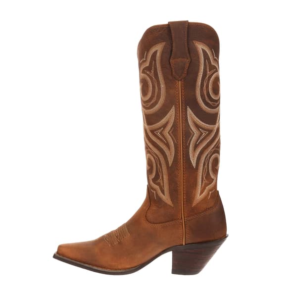 Durango Dam/Damer Crush Cowboy Boots i Fullnarvläder 7 U Distressed Cognac 7 UK