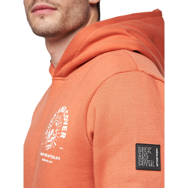 Duck and Cover Herr Lenmore Hoodie L Korall Coral L