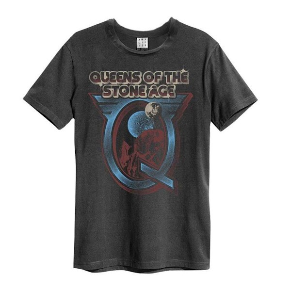 Amplified Unisex Vuxen Yttre Rym Queens Of The Stone Age T-Sh Charcoal XL