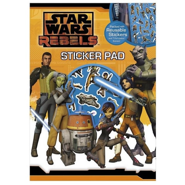 Star Wars Rebels klistermärkesblock En storlek Flerfärgad Multicoloured One Size