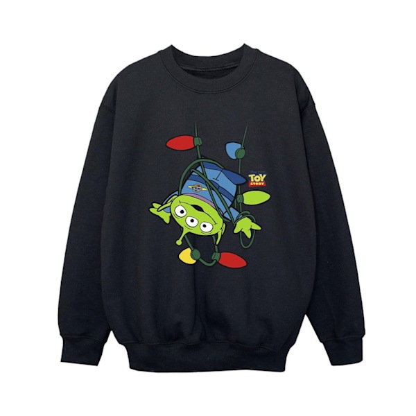 Disney Boys Toy Story Julbelysning Aliens Sweatshirt 3-4 år Black 3-4 Years
