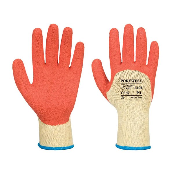 Portwest Unisex Adult A105 Xtra Grip Handskar XL Gul/Orange Yellow/Orange XL