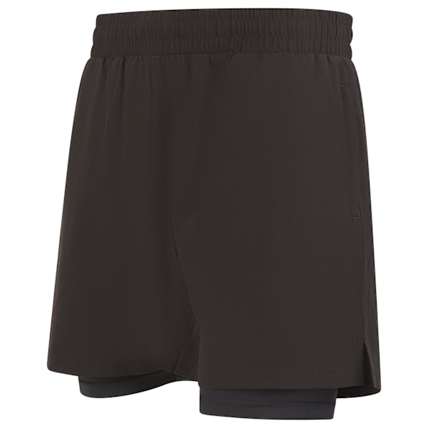 Tombo Herr Dubbla Lager Shorts M Svart/Svart Black/Black M