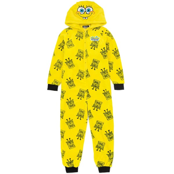 SpongeBob SquarePants Barnkläder/Barn Upprepa Tryck Pyjamas 9-1 Yellow 9-10 Years