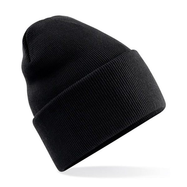 Beechfield Unisex Vuxen Original Uppvikt Manschett Mössa En Storlek Black One Size