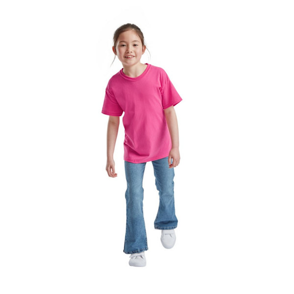Fruit of the Loom Barn/Barn Original T-shirt 9-11 år Fuchsia Fuchsia 9-11 Years