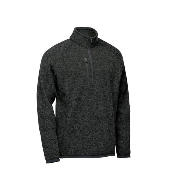 Stormtech Mens Avalanche Quarter Zip Pullover XXL Black Heather Black Heather XXL