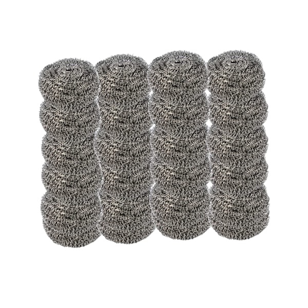 Ramon Optima Galvaniserade Stålsvampar (Förpackning om 25) En Storlek Grå Grey One Size