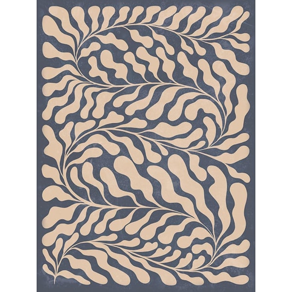 Dominique Vari Endless Foliage Canvas Print 40cm x 30cm Beige/C Beige/Charcoal 40cm x 30cm
