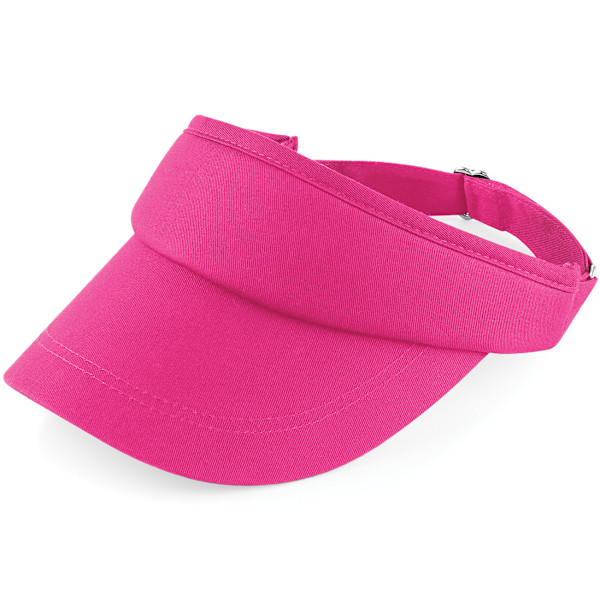 Beechfield Unisex Sports Visor / Huvudbonad One Size Fuchsia Fuchsia One Size