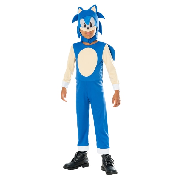 Sonic The Hedgehog barn-/barndräkt 3-4 år blå/kräm Blue/Cream 3-4 Years