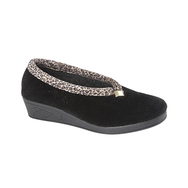 Sleepers Dam/Dam Dawn Tofflor 5 UK Svart Black 5 UK