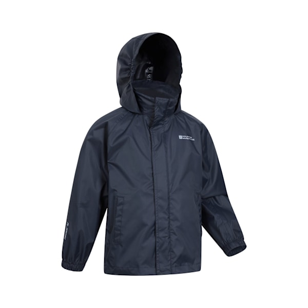 Mountain Warehouse Barnjacka för barn/barn Pakka II Vattentät 5- Dark Blue 5-6 Years