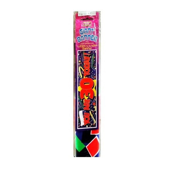 Expression Factory Du Är 30 Idag! Stjärnor Banner En Storlek Mu Multicoloured One Size